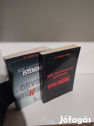 DR. Kende Peter MIK Vagytok TI, Istenek? könyvek 
