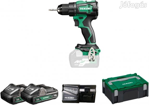 DS18Dewhz Hikoki akkus fúró-csavarbehajtó 18V Li-Ion BL 70Nm 2x18V 4Ah