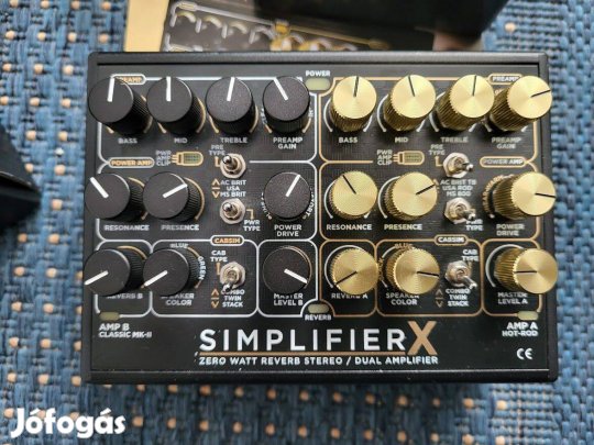 DSM & Humboldt Simplifier X. Analóg gitár előfok, végfok, DI