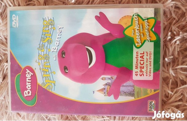 DVD Barney német nyelvű gyerek dalok Spring & Sing mit Barney