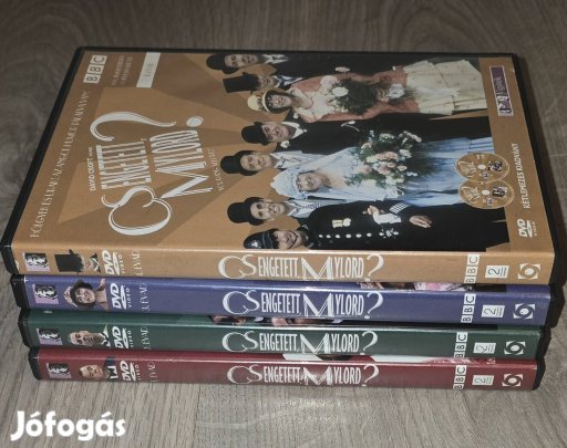 DVD:Csengetett Mylord?-teljes sorozat, 1.-4. évad,8 DVD 
