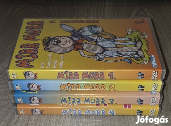 DVD:Mirr Murr a kandúr1.-4.teljes sorozat 