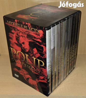 DVD:Polip-A teljes sorozat, 10 DVD, 25 rész,Díszdoboz 