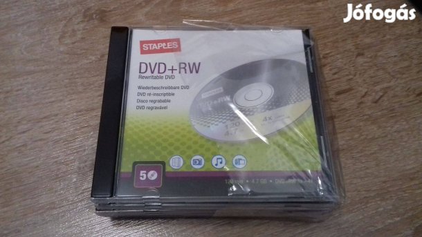 DVD RW lemezek, bontatlan