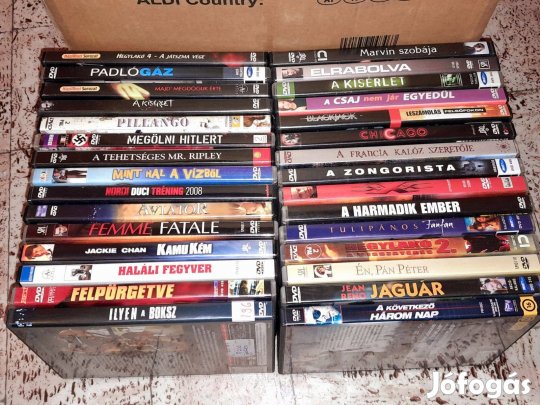 DVD csomag - 30db DVD (Szinkronizált) Akció, vígjáték, Dráma, Fantasy