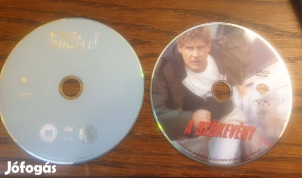 DVD dupla átlátszó slim tokkal eladó - A szökevény, Frighet