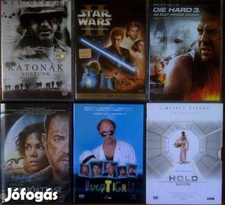 DVD filmcsomag: Bud Spencer, Halálos Fegyver, Gyűrűk Ura, Star Wars