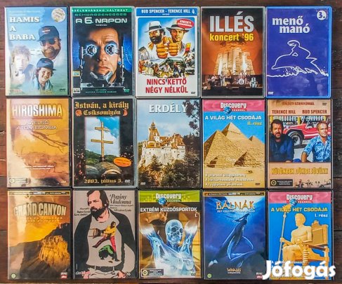 DVD filmek, 15 db