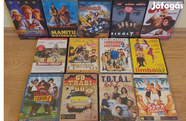 DVD filmek , rajzfilmek 45 db eladók. Az ár irányár