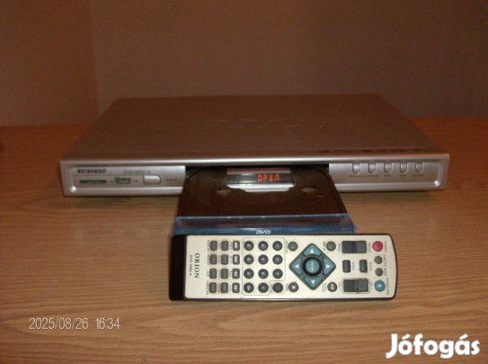 DVD lejátszó távirányítóval. Orion DVD 5000A típus