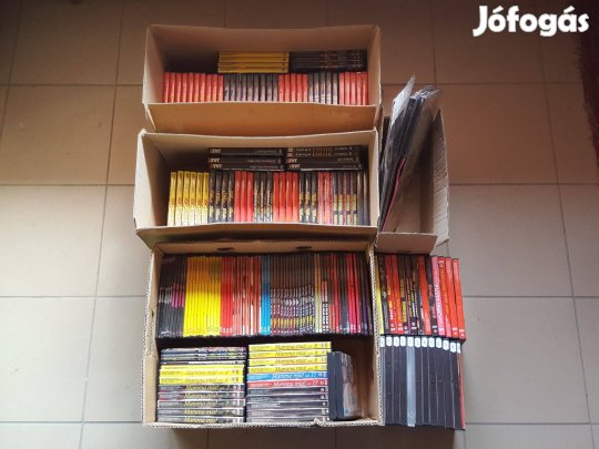 DVD lemez film gyűjtemény 124 db
