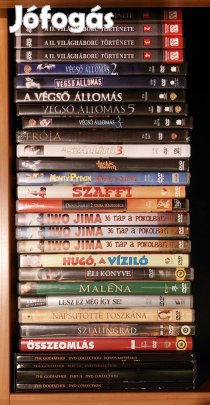 DVD lemezek, mindegyik magyar vonatkozású