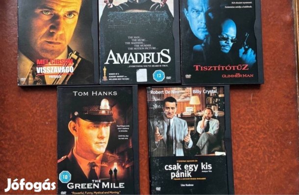 DVD lemezek,papírfeknis,feliratos változatban