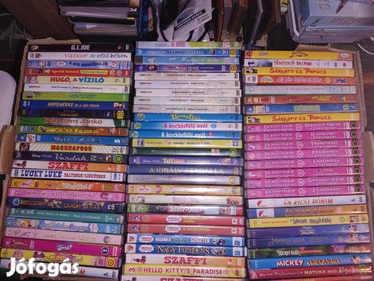 DVD mesefilmek 1200Ft/ db tól