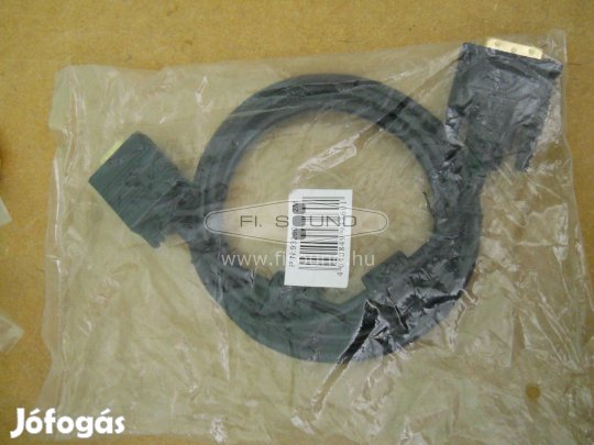 DVI-VGA szilikonos, tjtsz kbel, 2 m -s, aranyozott csatlakozs