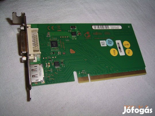 DVI és Display Port kimenet kártya Fujitsu Esprimo 7936E géphez