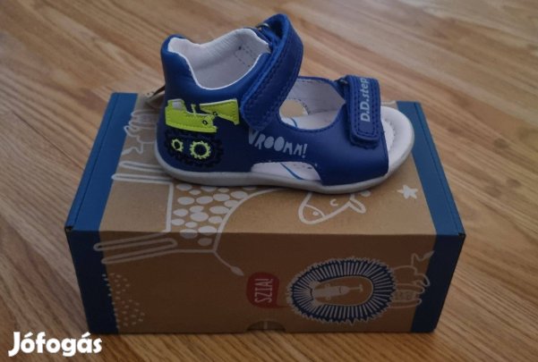D.D Step munkagépes kék szandál