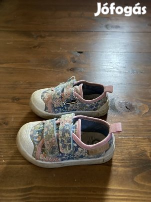 D.D. Step kislány vászoncipő virág mintás