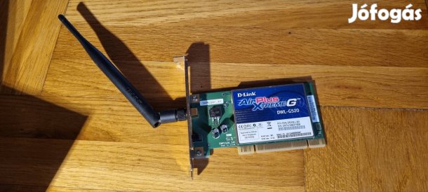D-Link Airplus Xtremeg pci wifi kártya 