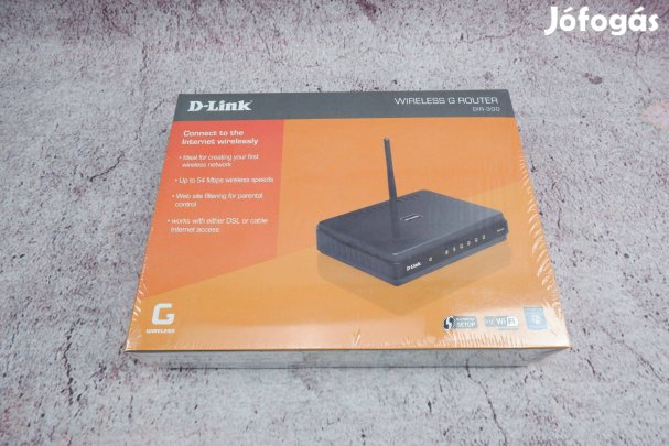 D-Link DIR-300 vezeték nélküli router Új!
