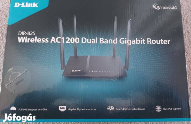 D-Link DIR-825 Wifi Router 6 ezer Ft