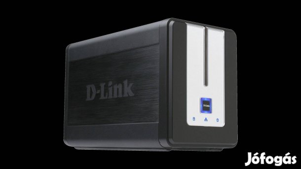 D-Link DNS-323 NAS 2 tálca, 2x500 GB HDD