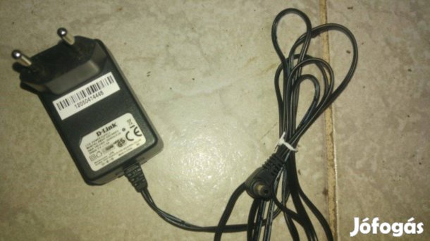 D-Link adapter 5V DC 1,0A adapter működő