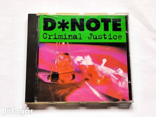 D*Note - Criminal Justice CD 1995. Drum n Bass, Acid Jazz, Downtempo