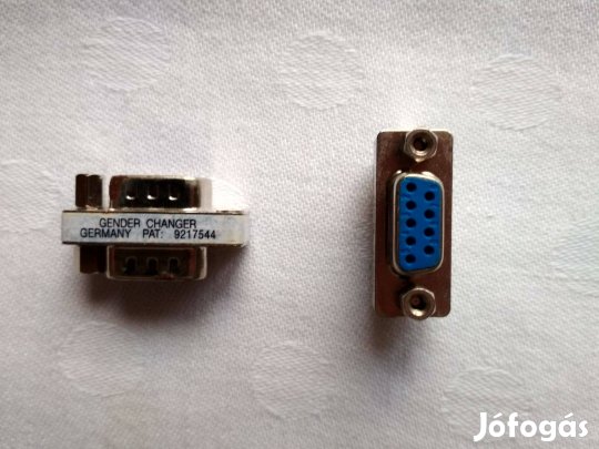 D-Sub adapter , 9 érintkezős