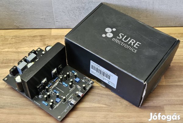 D osztályú 2x125W végfok panel.