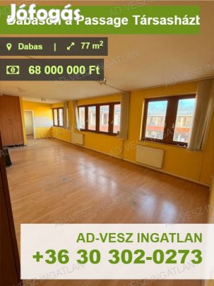 Dabason a Passage Társasházban lakás eladó