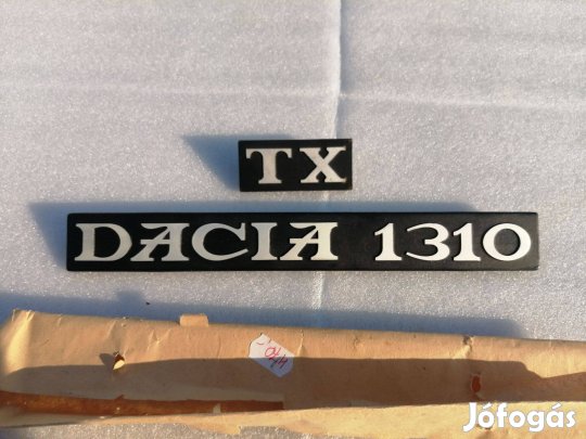 Dacia 1310 TX felirat embléma Fém Új