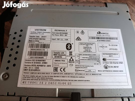 Dacia Duster gyári rádió eladó!