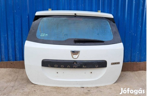 Dacia Logan 2 II 2016 komplett csomagtér ajtó fehér sérülésmentes