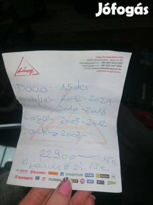 Dacia üzemanyagszűrő