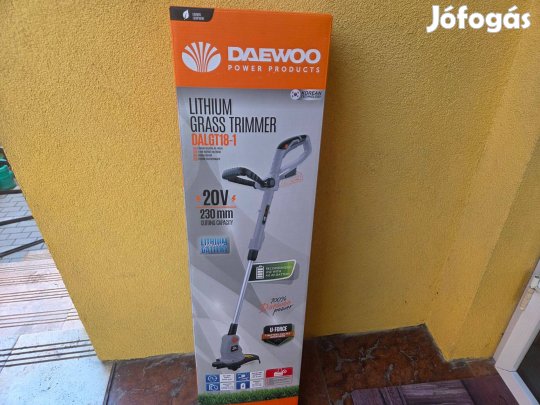 Daewoo Dalgt18 - 1 típusú új állapotú akkumulátoros akkus fűszegélynyí