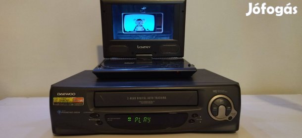 Daewoo Vq250 VHS Video Videomagnó Távirányitóval