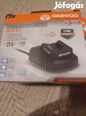 Daewoo lítium akkutöltő új állapotban