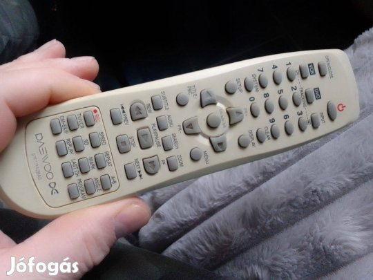 Daewoo vhs+dvd eredeti hibátlan távirányító, megkímélt