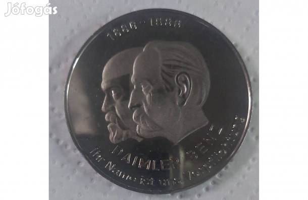 Daimler Benz_Mercedes-Benz 25.éves jubileumi érme, 5 cm