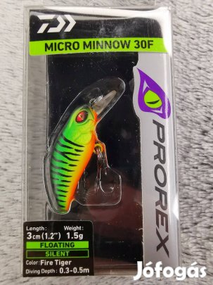 Daiwa Prorex Micro Minnow 30F új műcsalik 