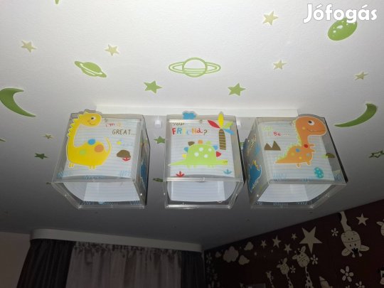 Dalber D-73453 - Gyerek mennyezeti lámpa foszforeszkálós!