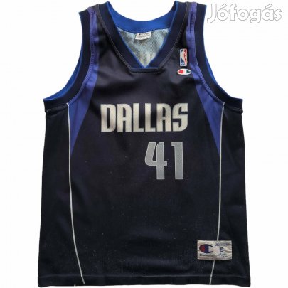 Dallas Mavericks Dirk Nowitzki Champion EU NBA mez S-es