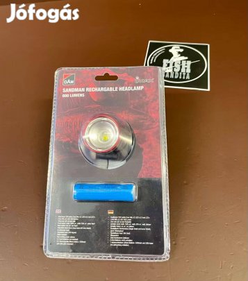 Dam IMAX Sandman Headlamp horgász fejlámpa 600 Lumens