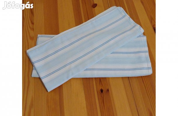 Damaszt kékcsíkos párnahuzat 2 db