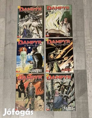 Dampyr Képregények 1-6 (2007-2008) Kiváló Állapotban