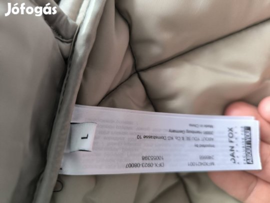 Dan Fox átmeneti dzseki L-es méret, újszerű allapotban