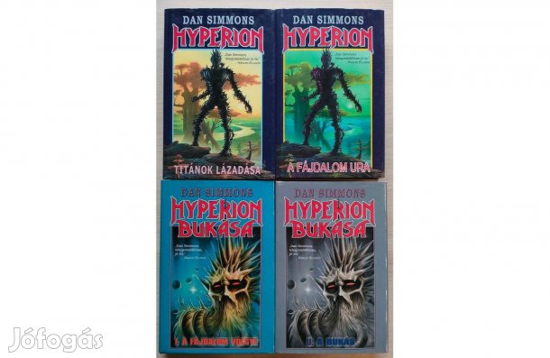 Dan Simmons Hyperion könyvei (4db), egyben