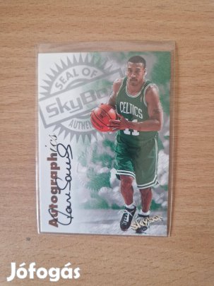 Dana Barros Skybox Premium 1997-98 Autographics #9 kosaras kártya
