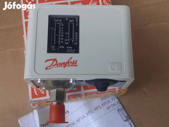 Danfoss 060-112066 nyomáskapcsoló, Danfoss KP2